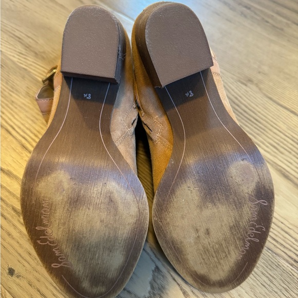 Sam Edelman Suede Ankle Boots with Buckle - Picture 4 of 5